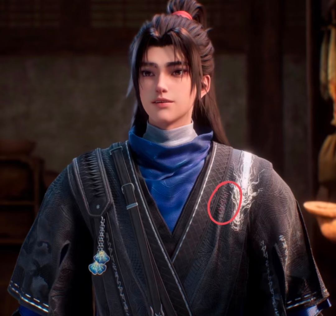 川月沧元图川月 看到川少衣服上的小细节 川❤️七川少你别太爱了