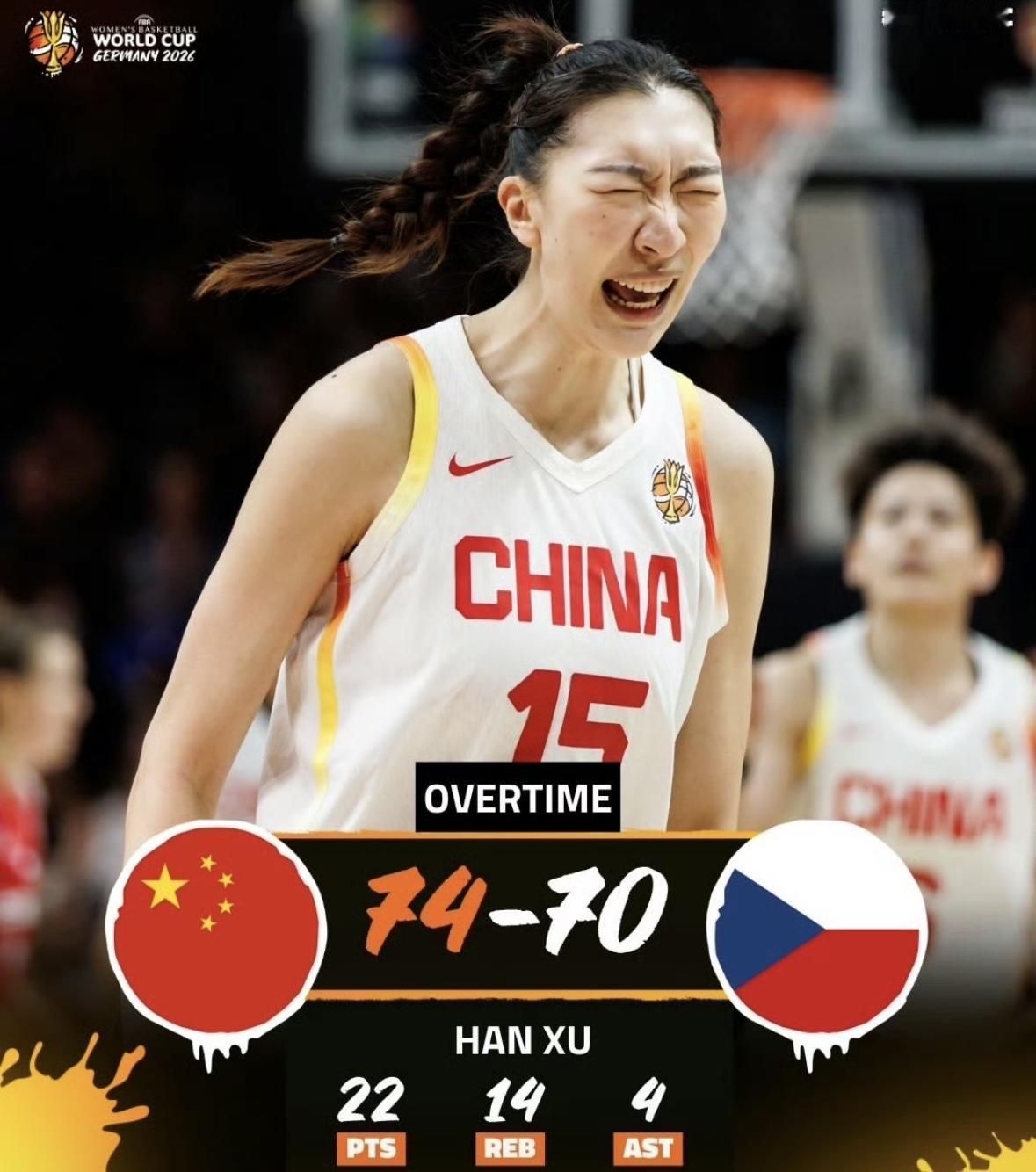 中国女篮险胜捷克，加时赛宫指导才找出中国女篮真实家底，1/3球员打不了硬仗太致命