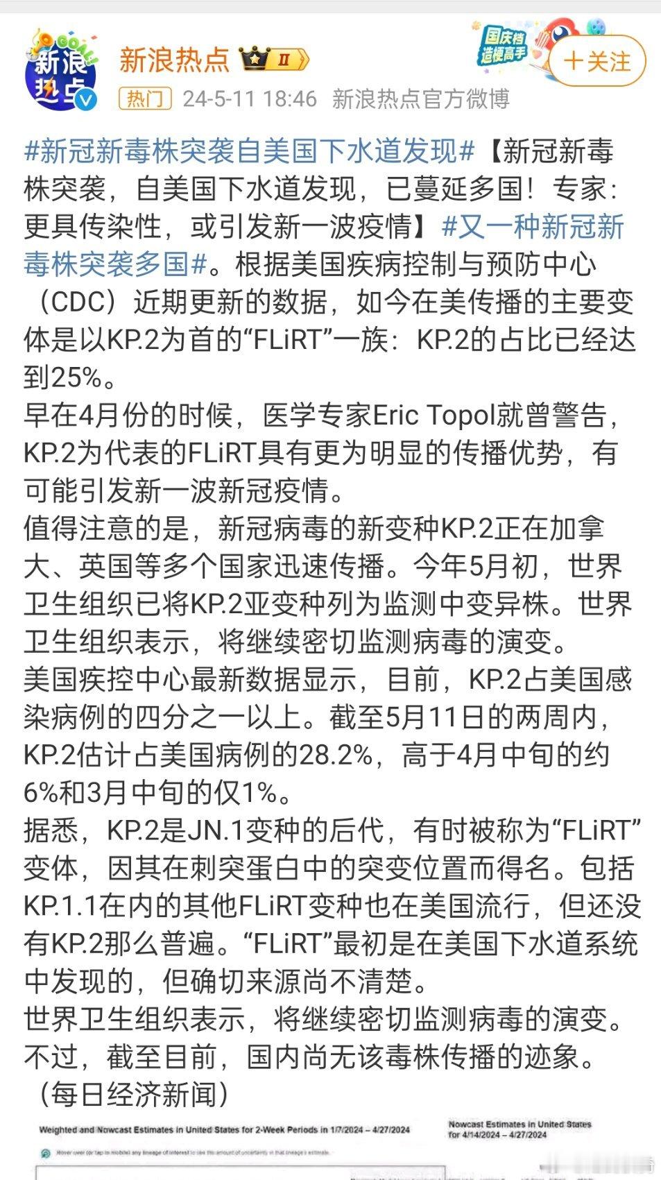 #新冠新毒株突袭自美国下水道发现#，美国搞新冠，日本排核污染水，蛇鼠一窝一丘之貉