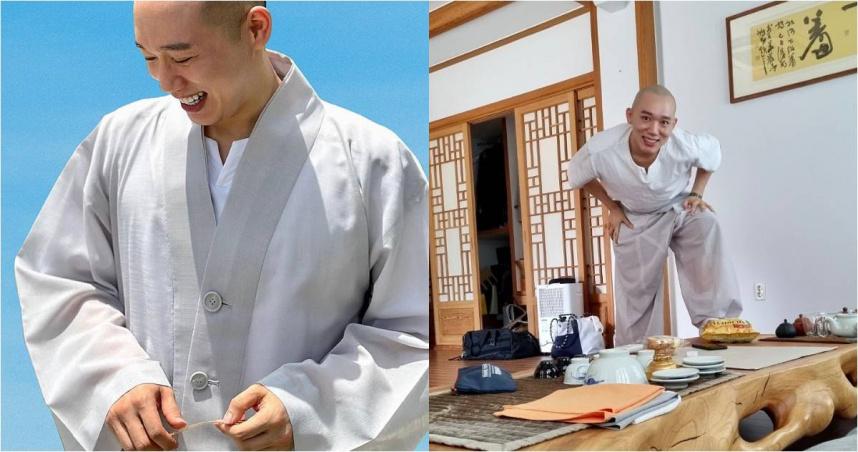 韩国华严寺内的一名「凡净和尚」，因为帅气外表在社群平台上吸引许多粉丝关注追踪。也