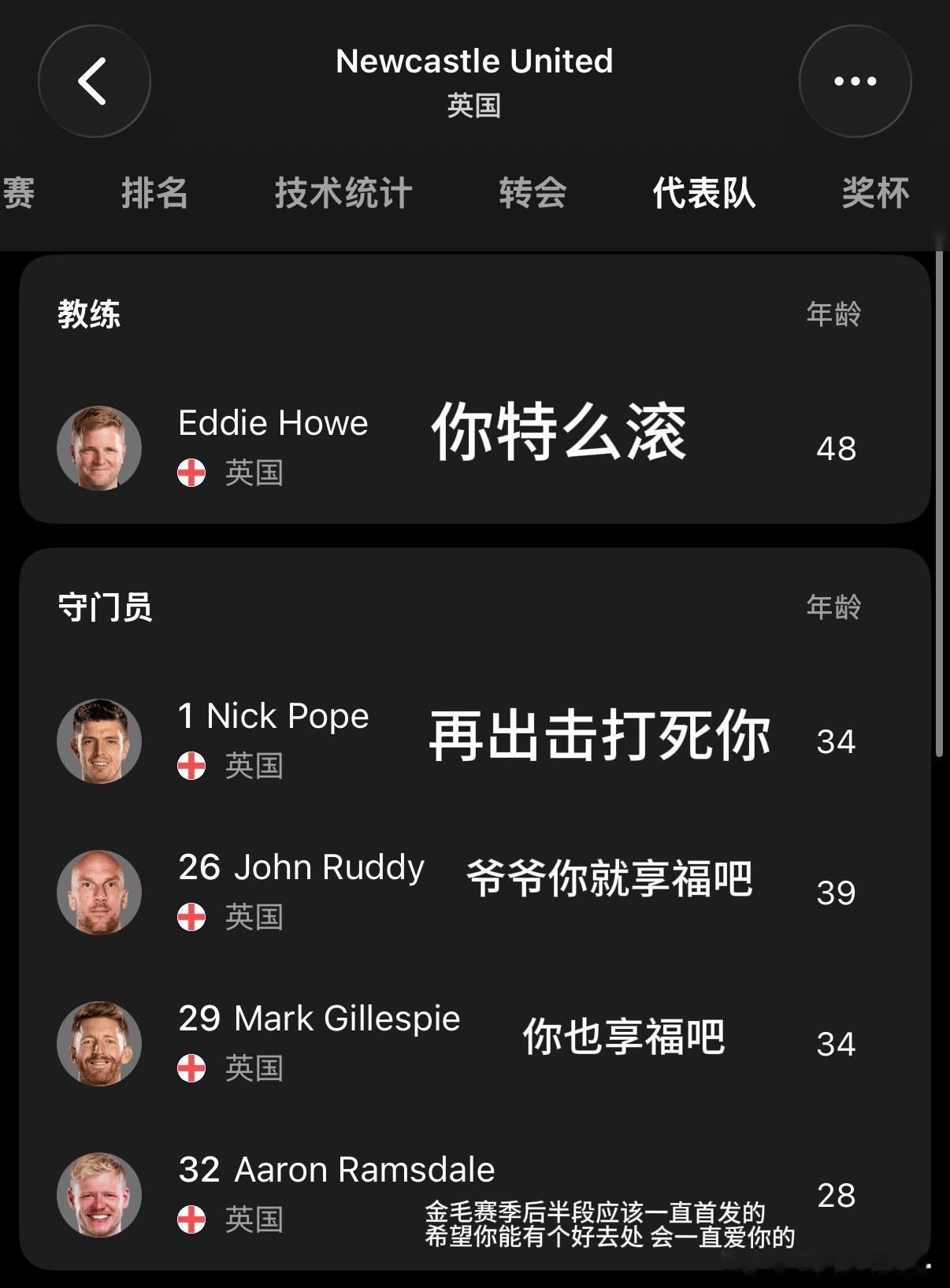 一句话球员教练总结 