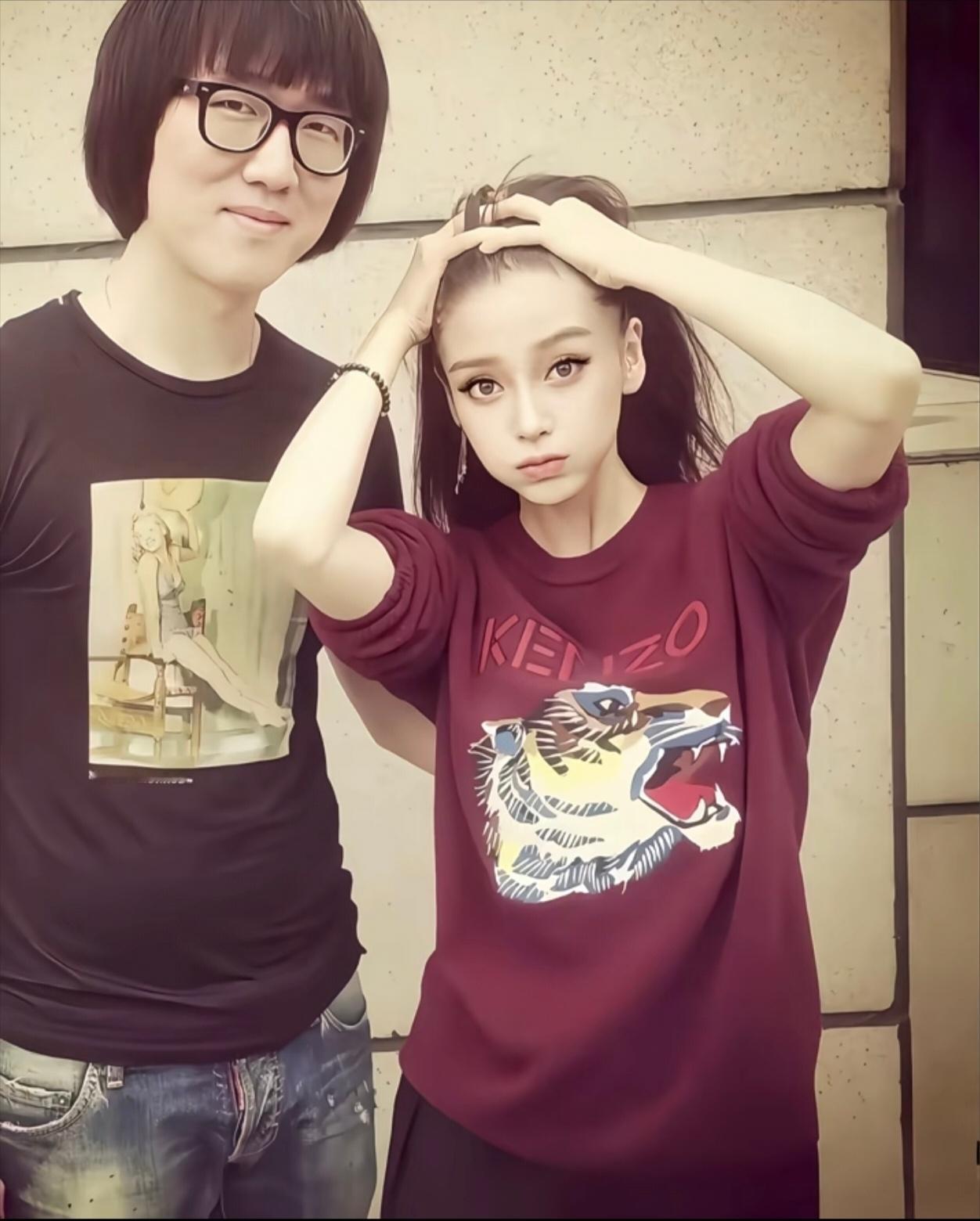 Angelababy早期的鼻姐，这就是所谓的巴掌脸! ​​​