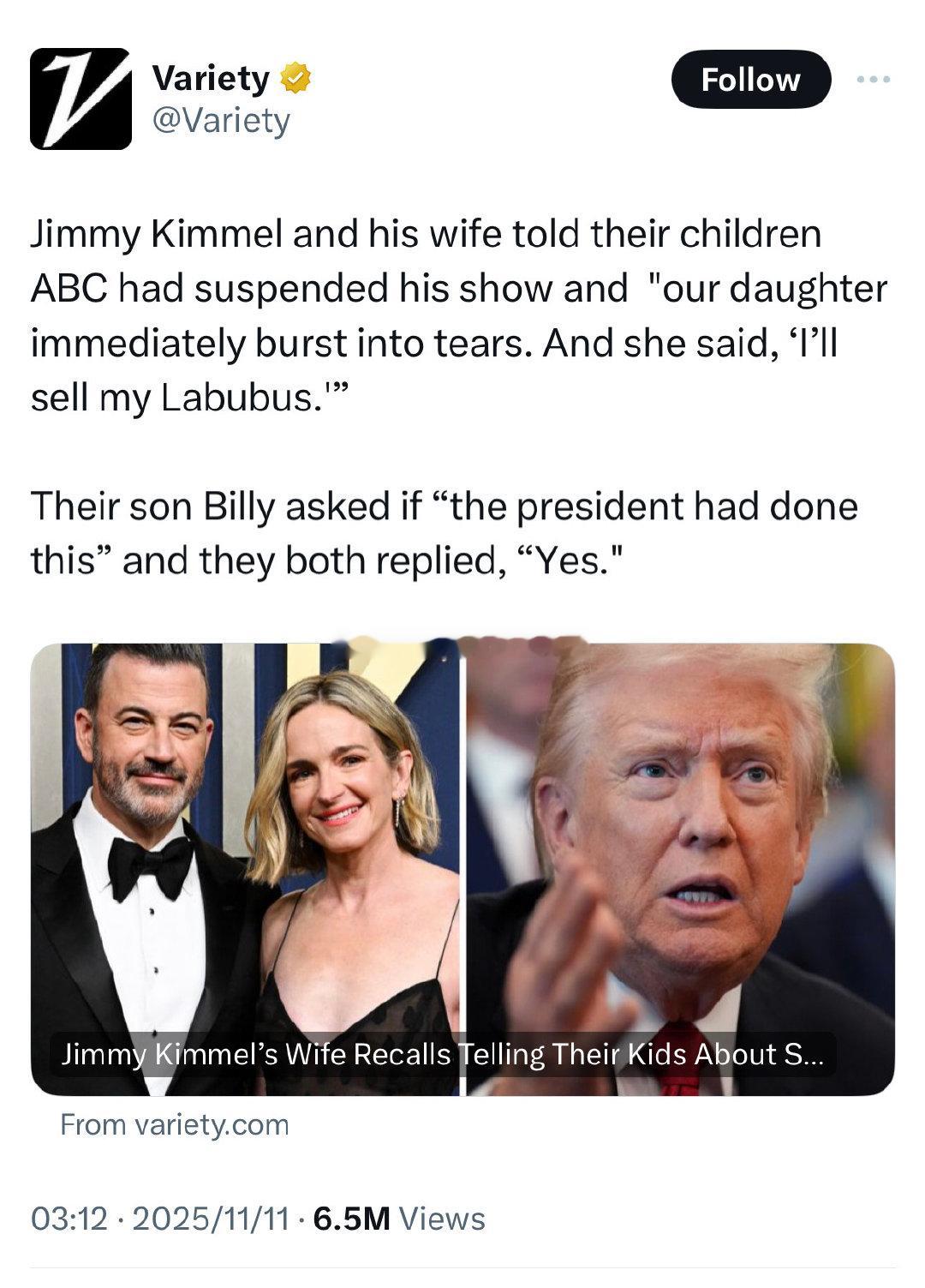 标题：特朗普强制要求美国小孩出售拉布布 