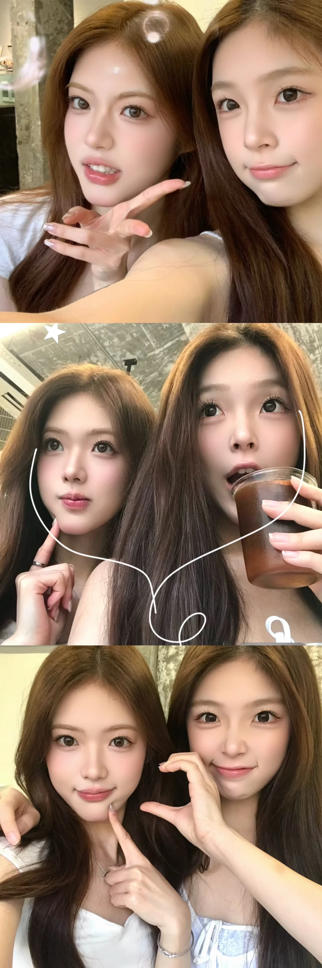 存一些姐妹见面拍照📷姿势！