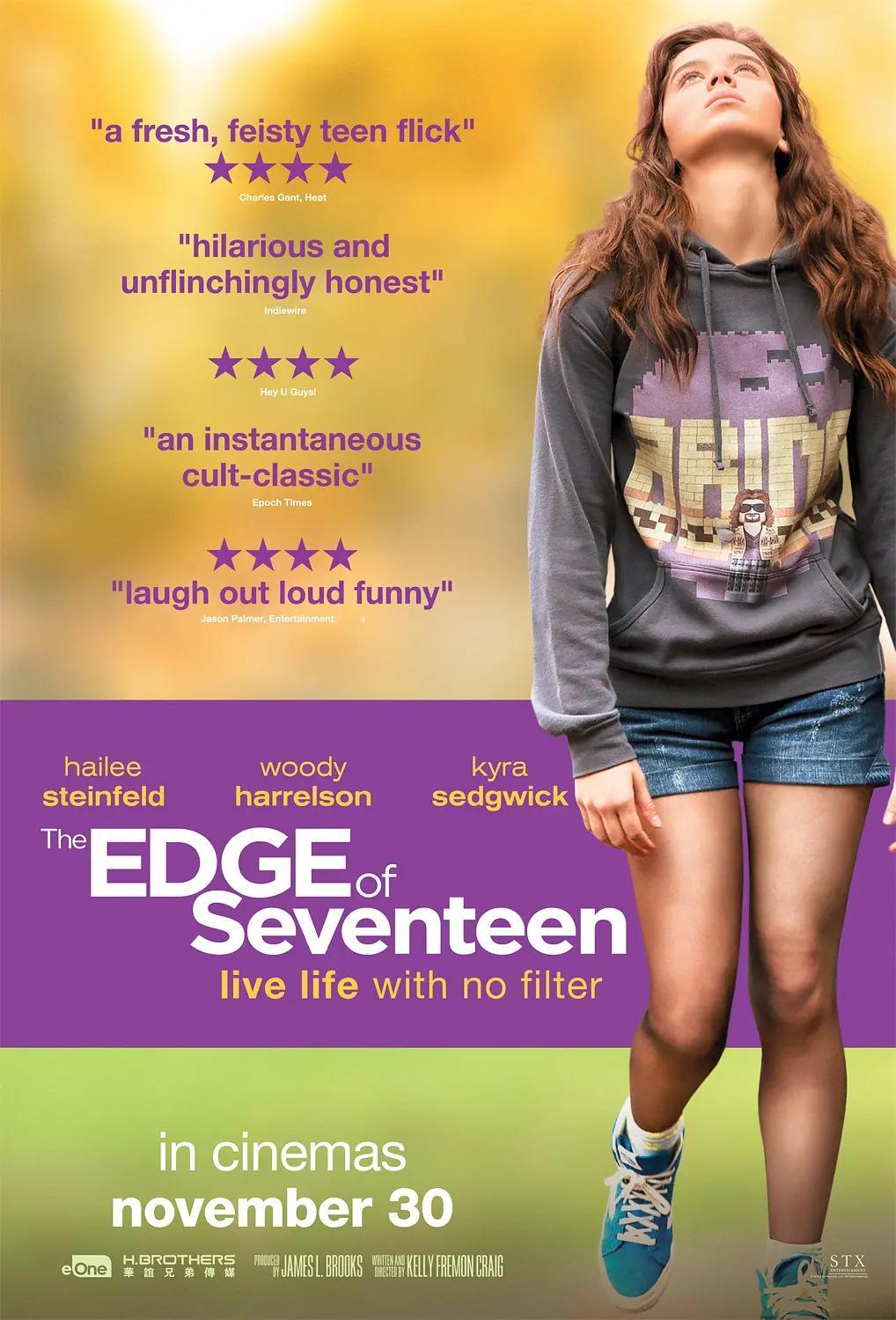 海莉·斯坦菲尔德主演，高分青春治愈电影《成长边缘》 The Edge of Se