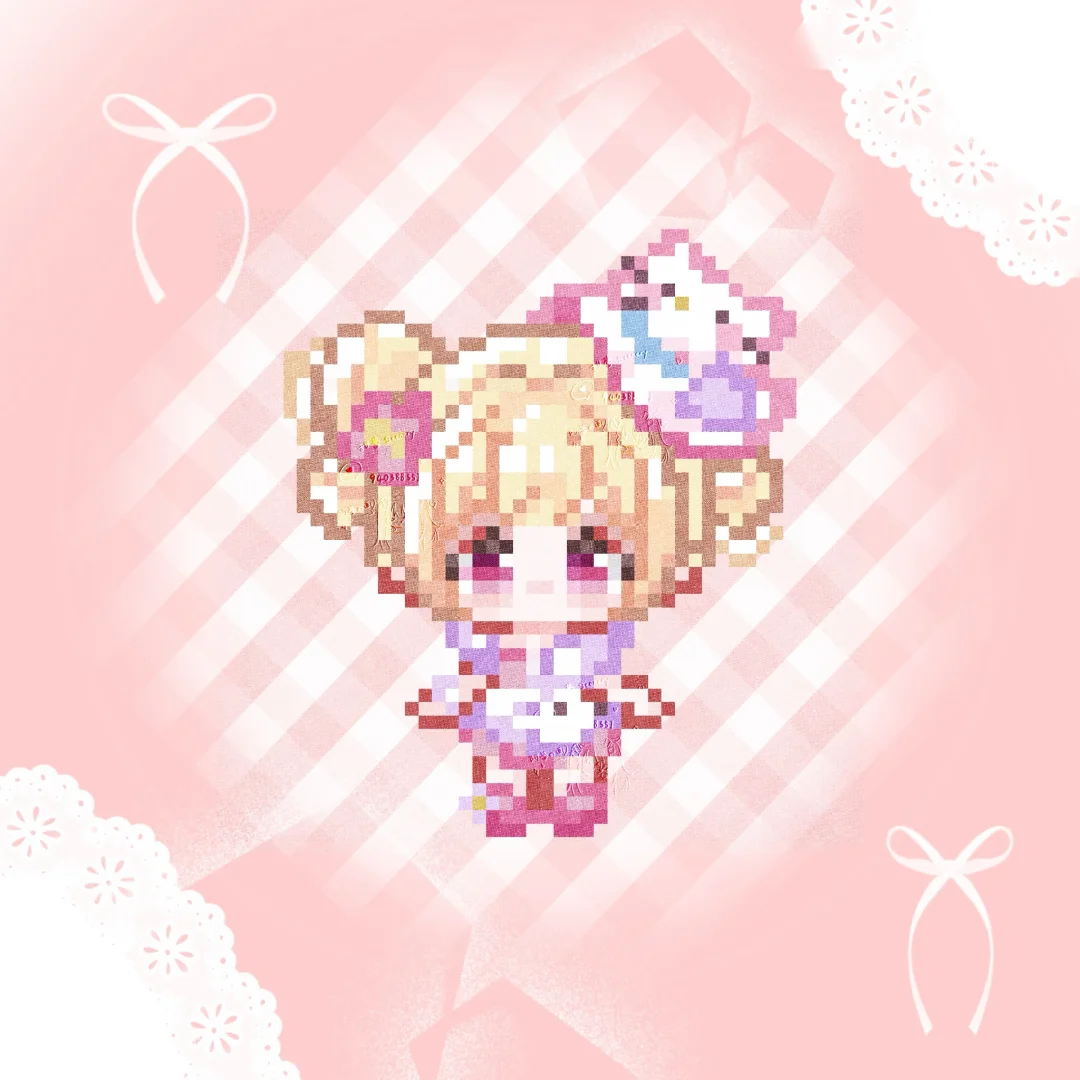 拼豆图纸丨小乔·Hello kitty拼豆图纸来啦！✨ [氛围感R]挑...