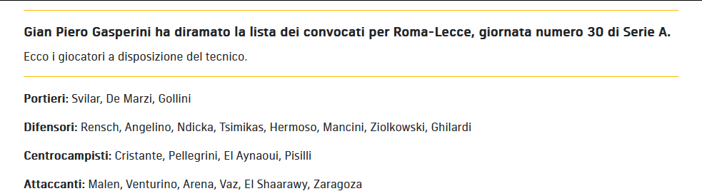 又减员一个，切利克因为小腿伤势没有入选本轮名单，只能伦施+齐米卡斯龙虎双边了。 