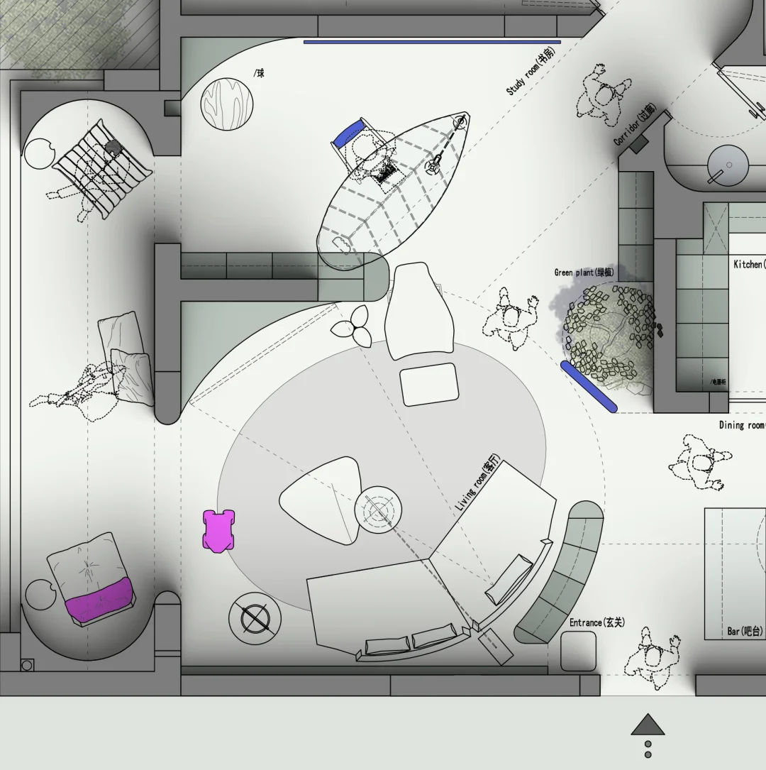 户型优化第5期｜主播的家——五版方案