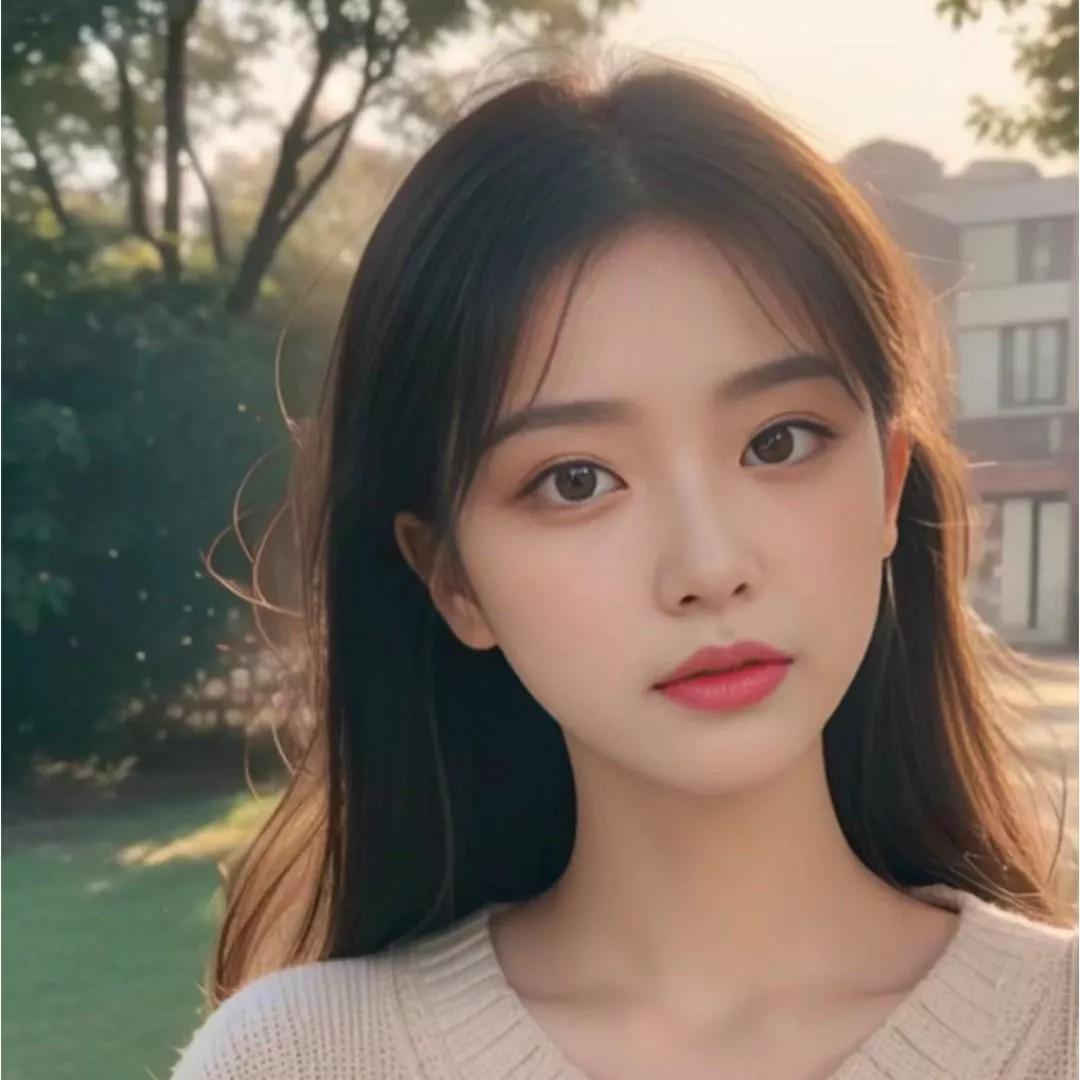 阳光下的清新少女，自然美如画自然清新美少女 甜系少女照 自然甜系少女 自然美少女