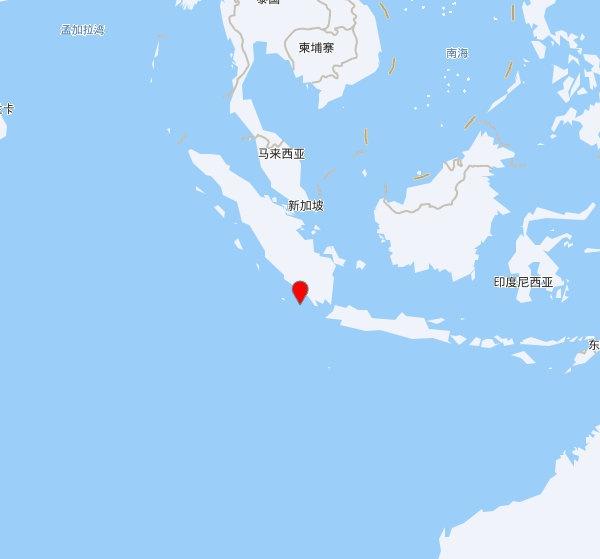 【欧洲地中海地震中心】发布，2026-07-26 05:27:22 在 苏门答腊