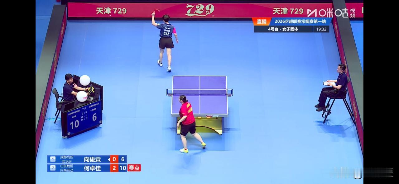 2026赛季中国乒乓球俱乐部超级联赛常规赛第一站（大连站）女团⬇️
山东魏桥八比