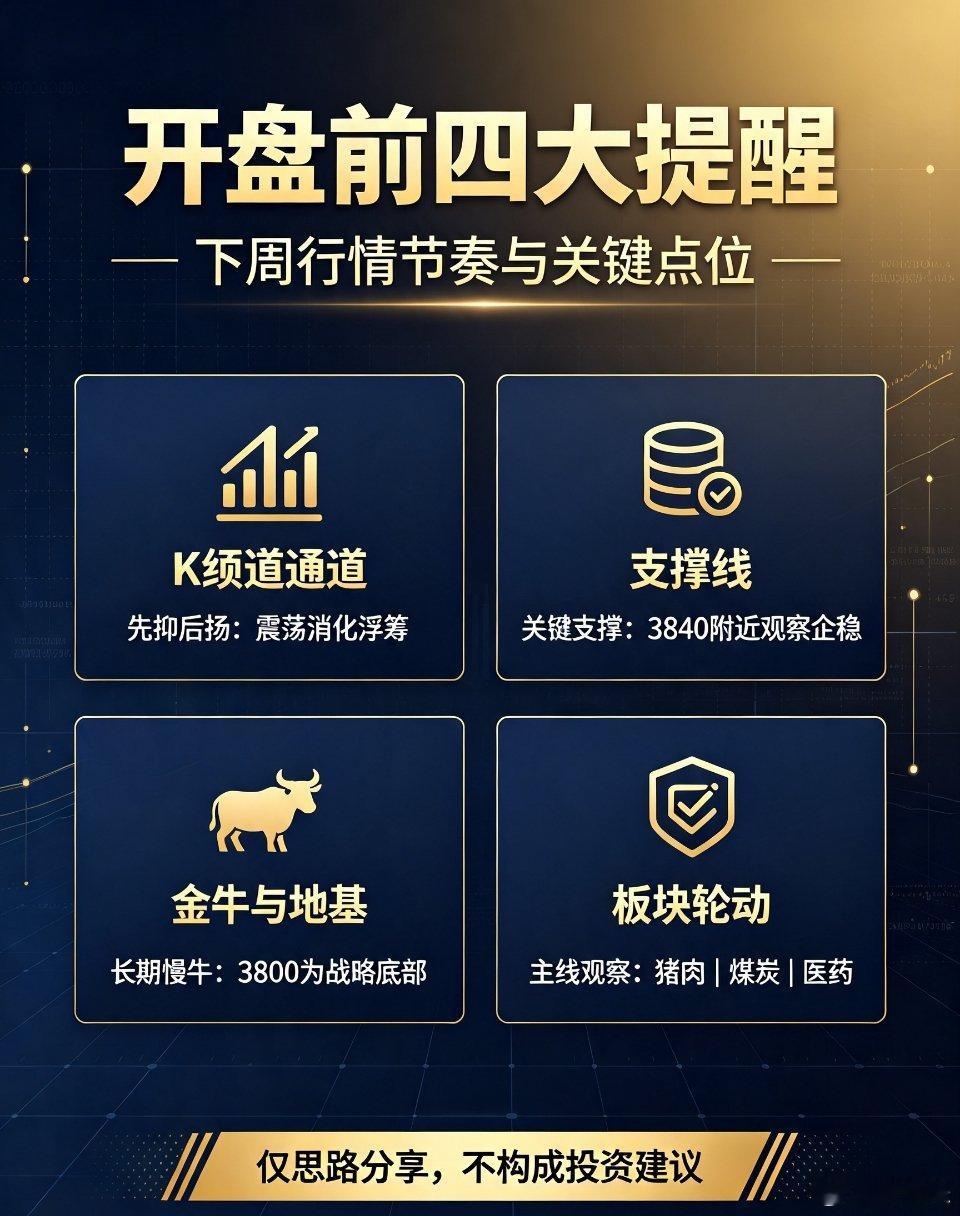 A股下周策略 大盘走势分析 股民干货明日即将开盘，4条核心思路一次性讲透，看懂少