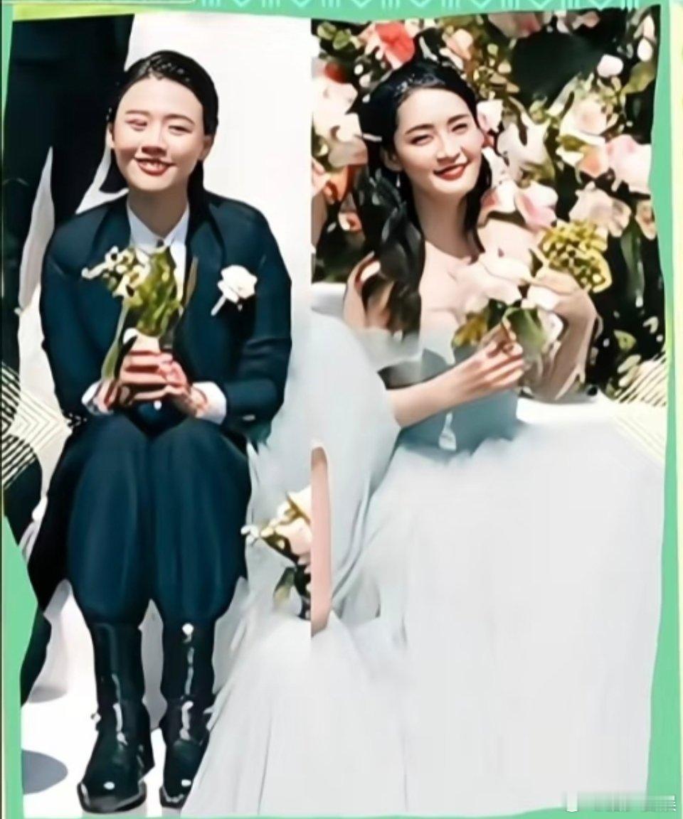 李沁马思纯说在张若昀婚礼挺开心的看到这张照片，你就说想不想磕吧 ​​​