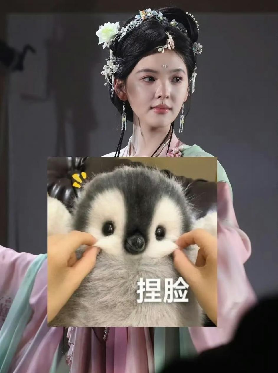 章若楠是真不适合古装，妆造其实挺清新的，但她还是像个现代人[捂脸]她本身不是精致