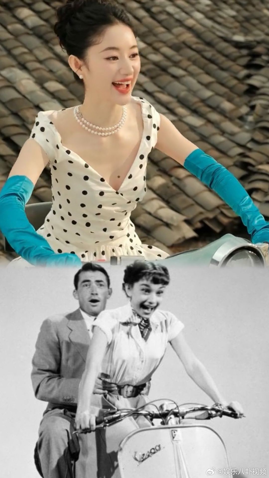 郭晓婷王天辰拍摄杂志路透郭晓婷王天辰杂志拍摄致敬罗马假日 王天辰郭晓婷拍摄杂志路