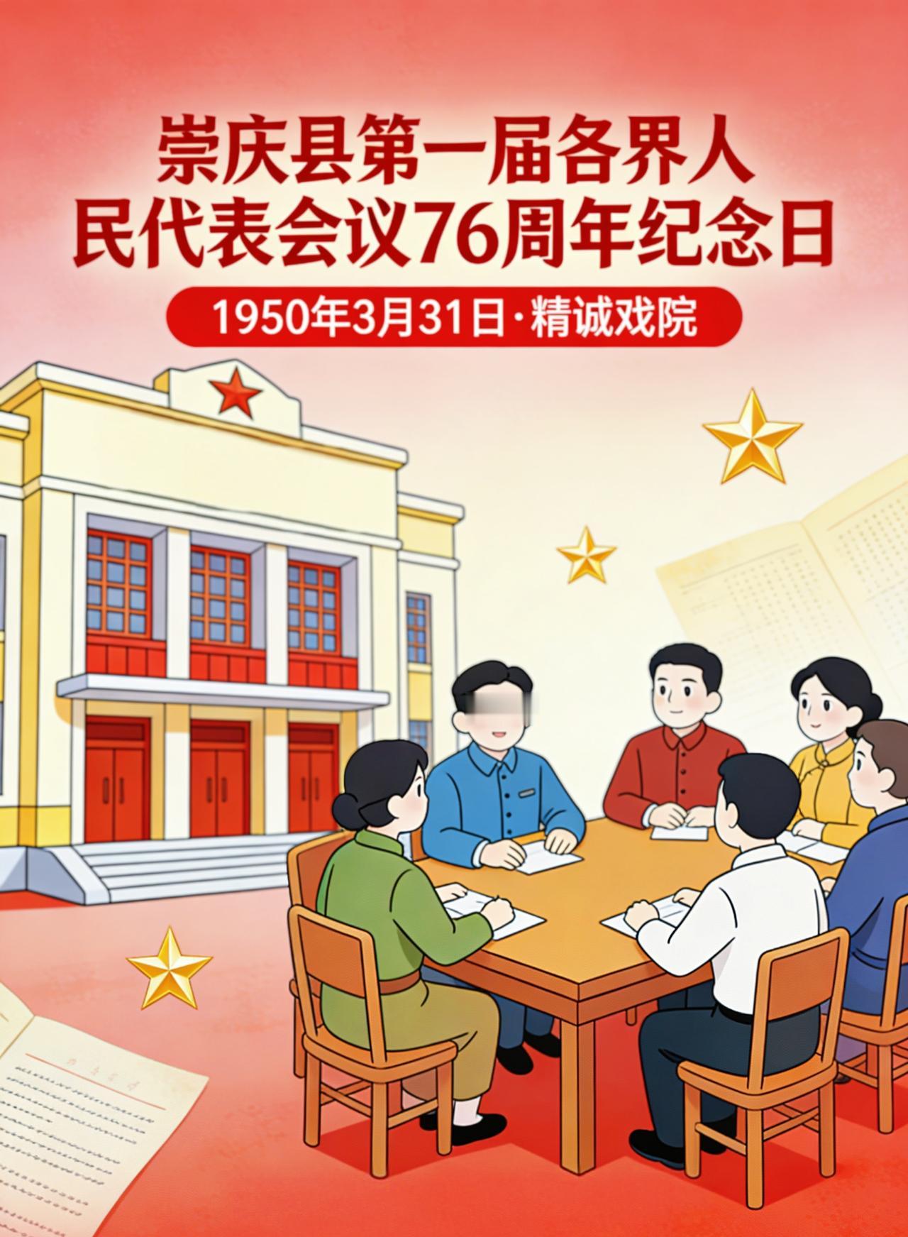 历史上的今天｜今天是崇庆县各界人民代表会议（崇州市政协前身）召开76周年纪念日。