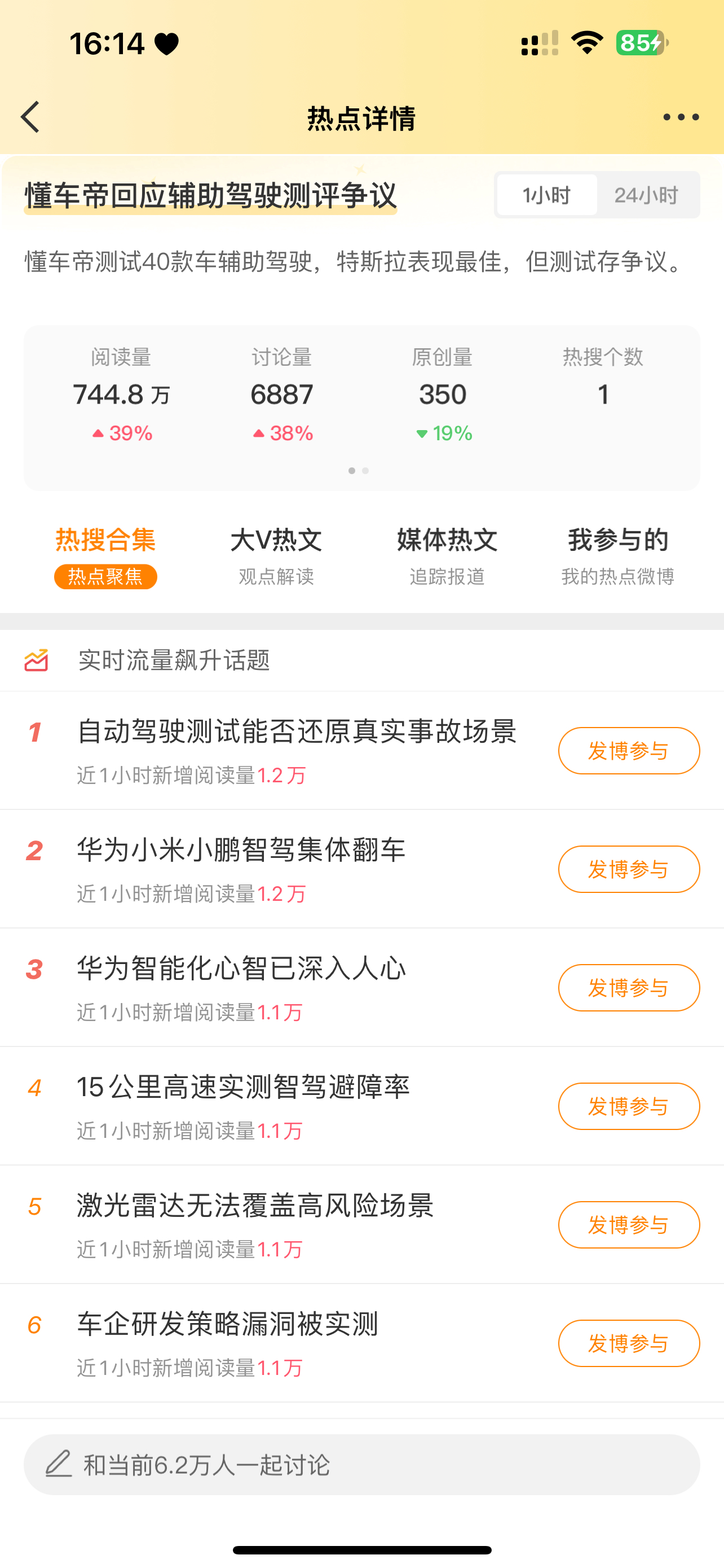热点词条有意思， 编辑记录更有意思～鸿蒙智行不予置评热点观点 ​​​