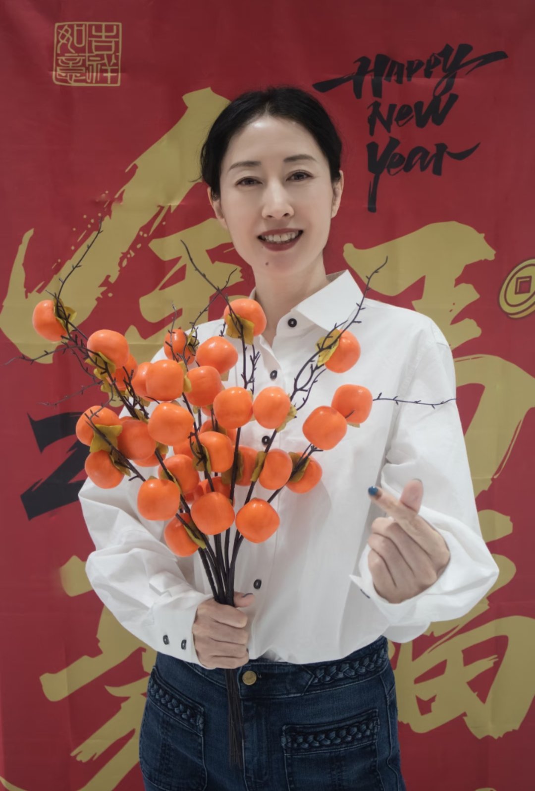 刘敏涛的“柿柿”如意图片～“2026 “柿柿”如意✌️” 