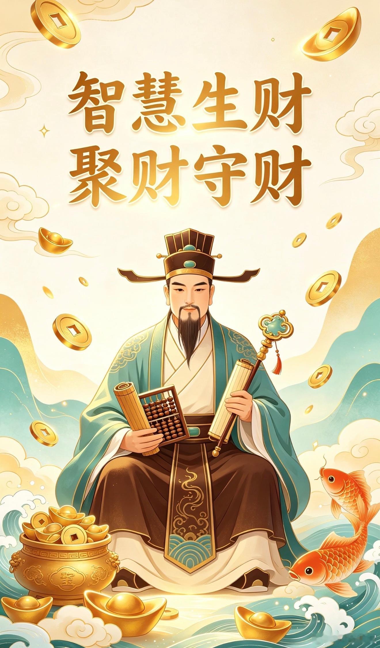 财神到🙏诚心祈求财神眷顾，正财稳固，偏财适度，杜绝意外破财，进财多于开销，家底