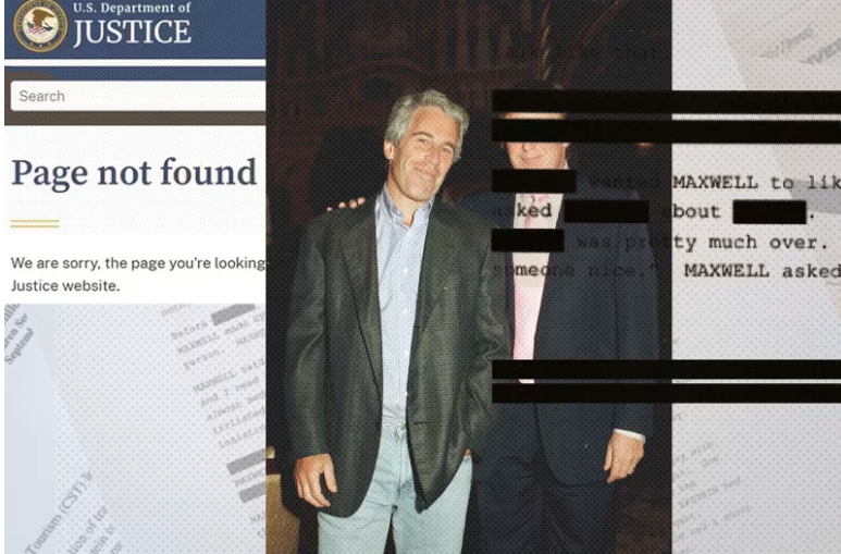 据MS NOW周二报道，特朗普的司法部在公开的爱泼斯坦档案数据库中，隐瞒了关于F