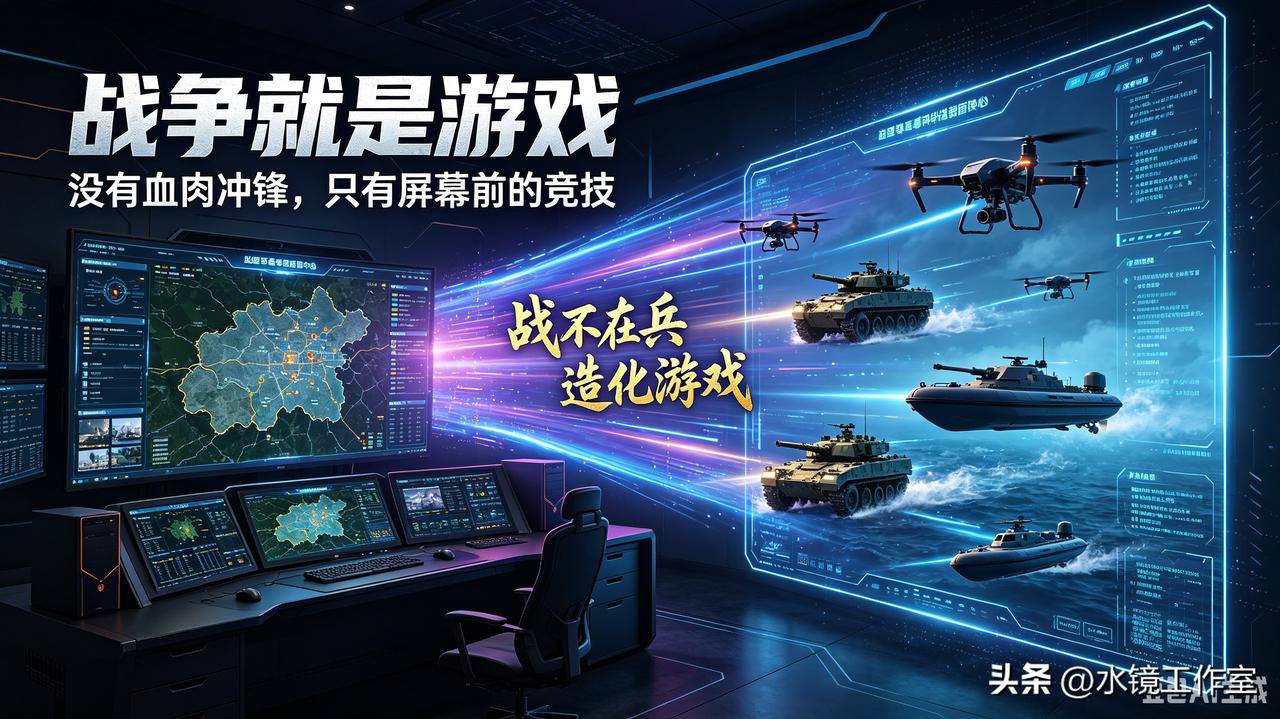 未来的战争，本质就是高手坐在屏幕前打游戏
 
从前提起战争，脑海里都是硝烟弥漫、
