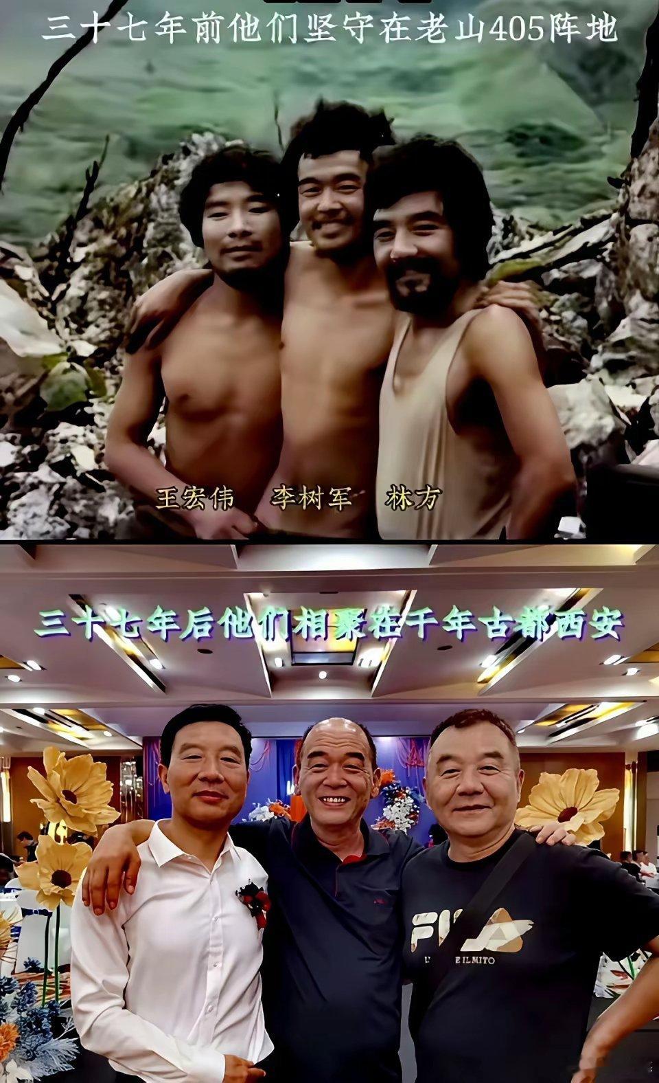 37年前，三人坚守在老山405阵地，几乎成了野人。时隔37年，三名劫后余生的英雄