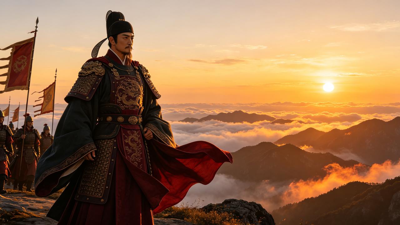宋太祖赵匡胤行武出身，却也有过作诗的经历。
赵匡胤，涿郡（治今北京市）人。乾祐元