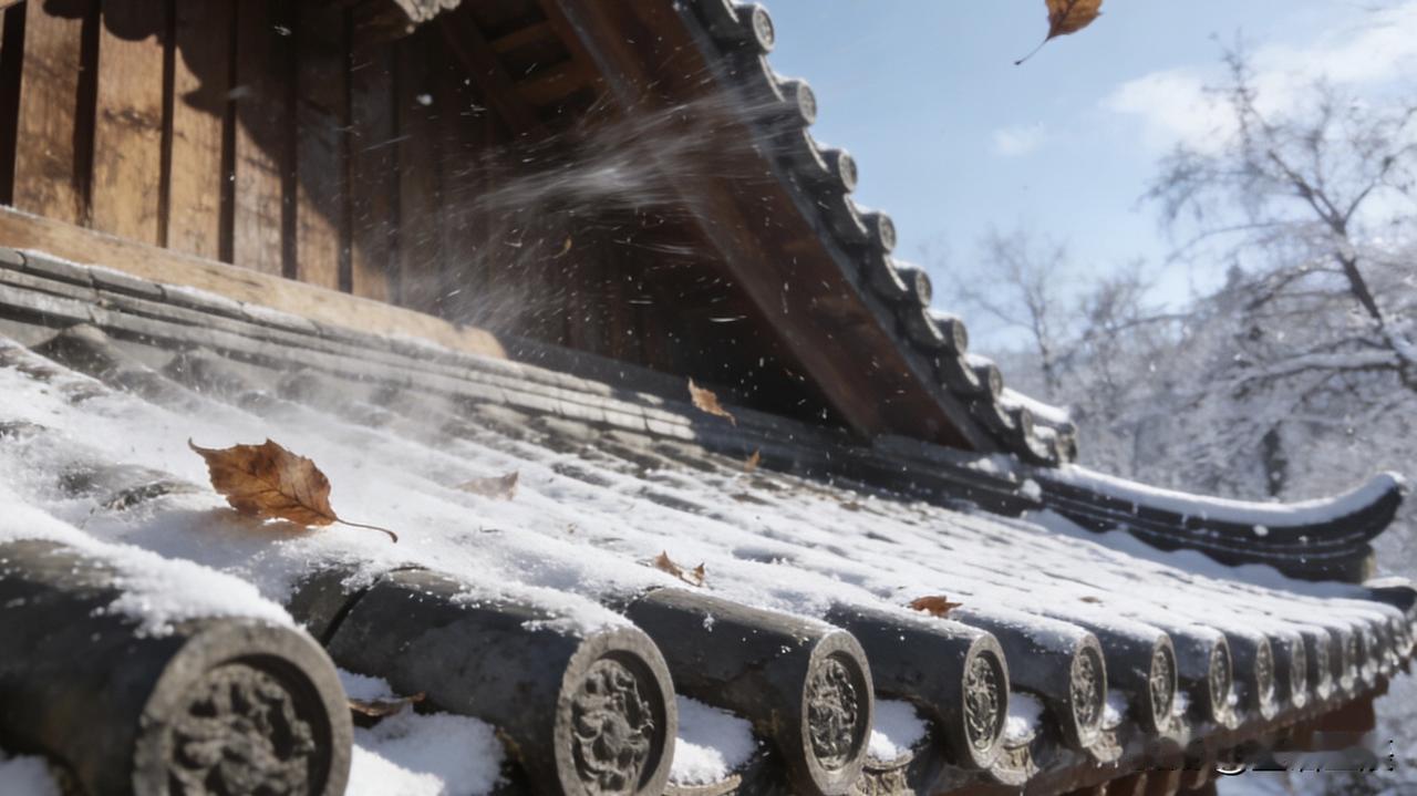 寒风料峭，掠过檐角，卷起最后一片枯叶。

孟冬走到终章，旧岁的故事也即将翻篇。