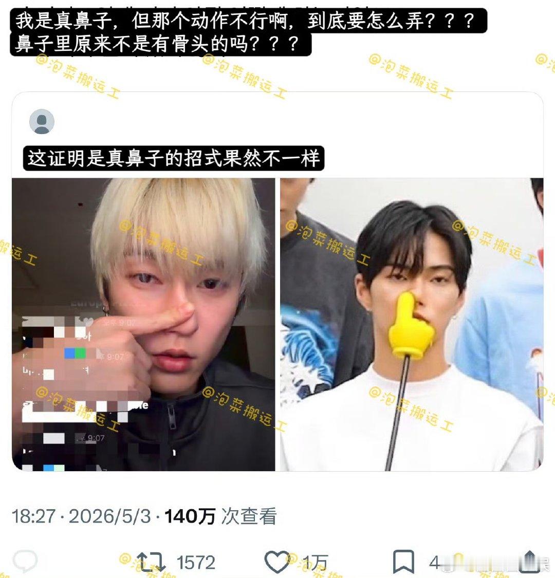 洪承汉力证自己是真鼻子洪承汉证明自己是真鼻子，不是还有软骨的吗洪承汉证明自己是真