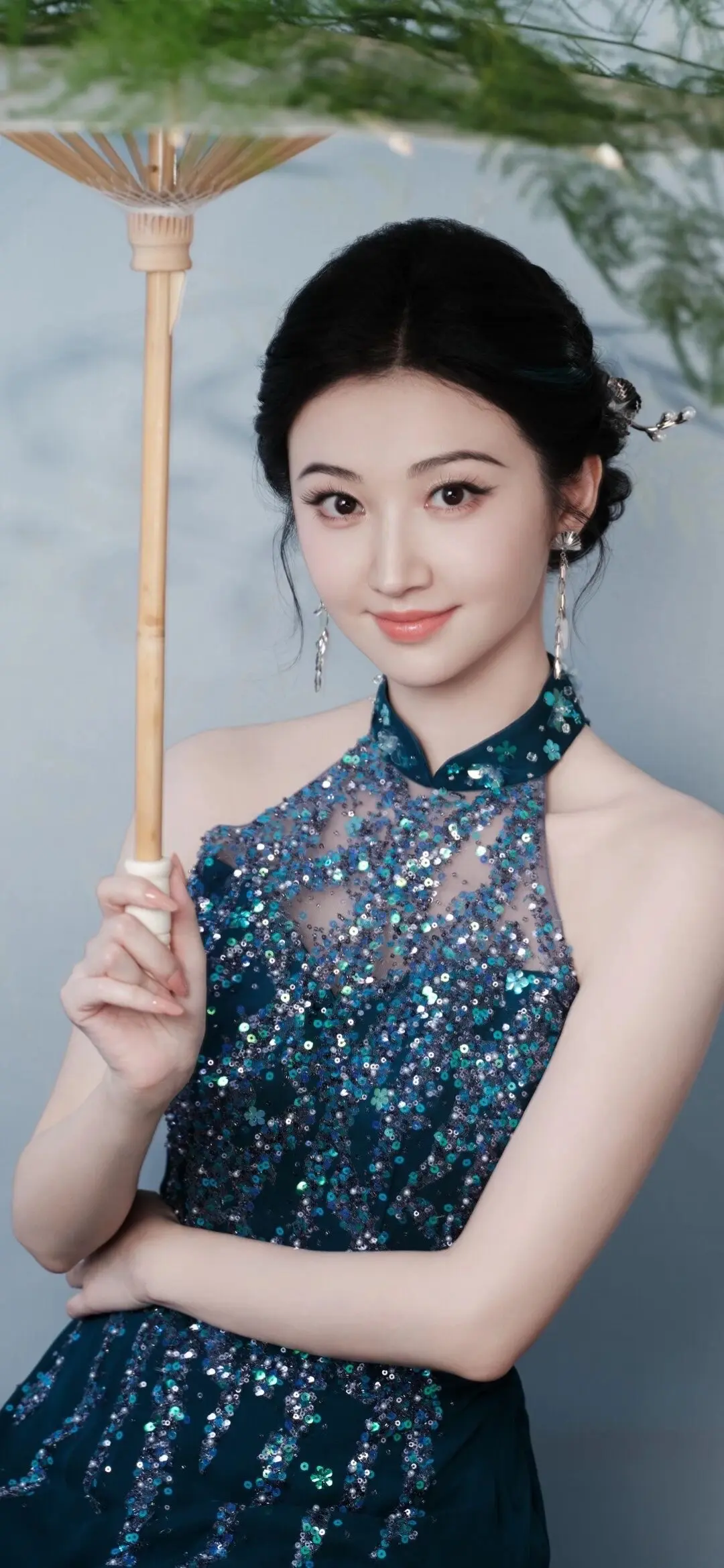 景甜 人间富贵花，旗袍美女