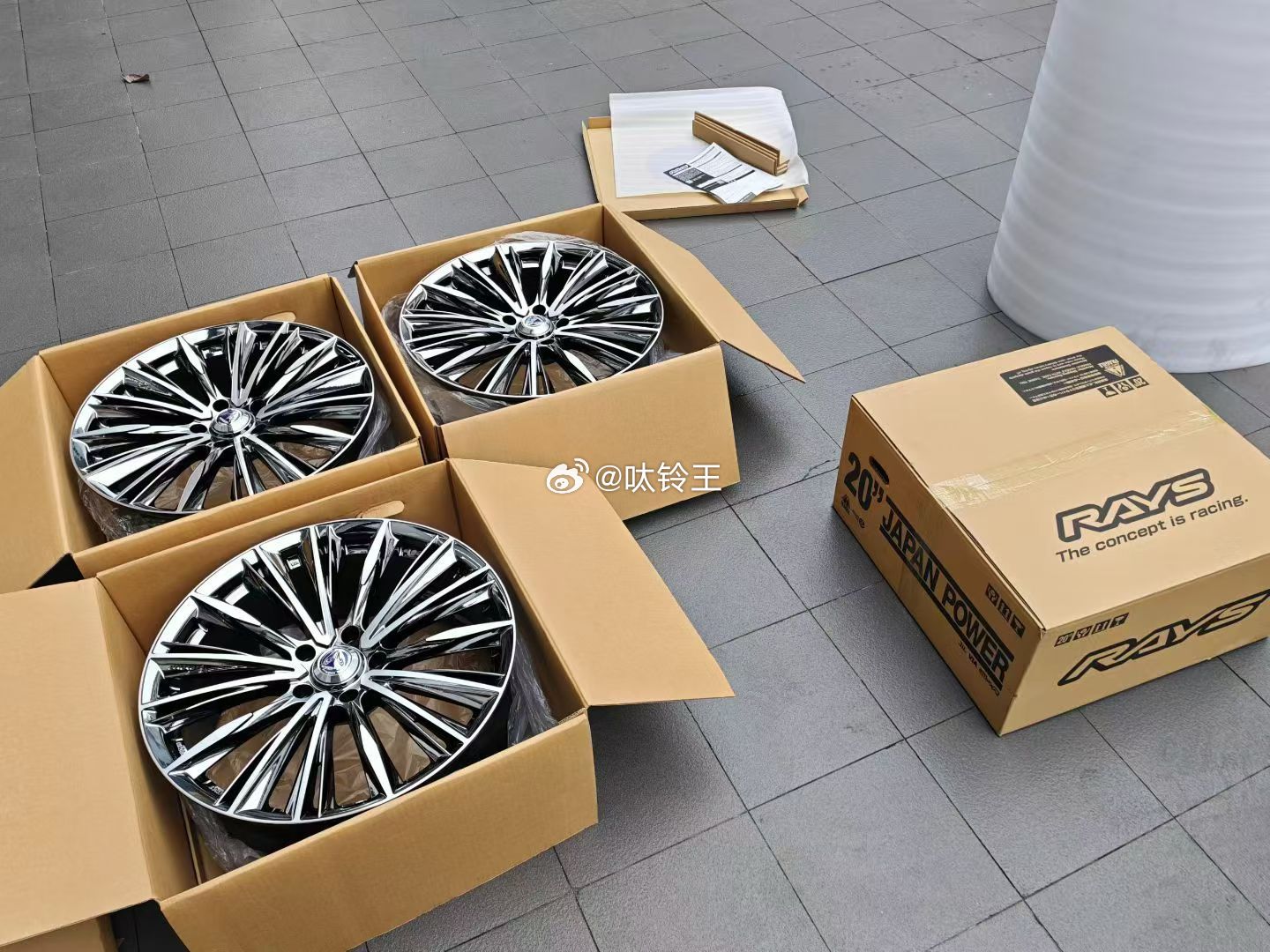 全新RAYS VOUGE DR色20寸 40系威尔法 安排走你 