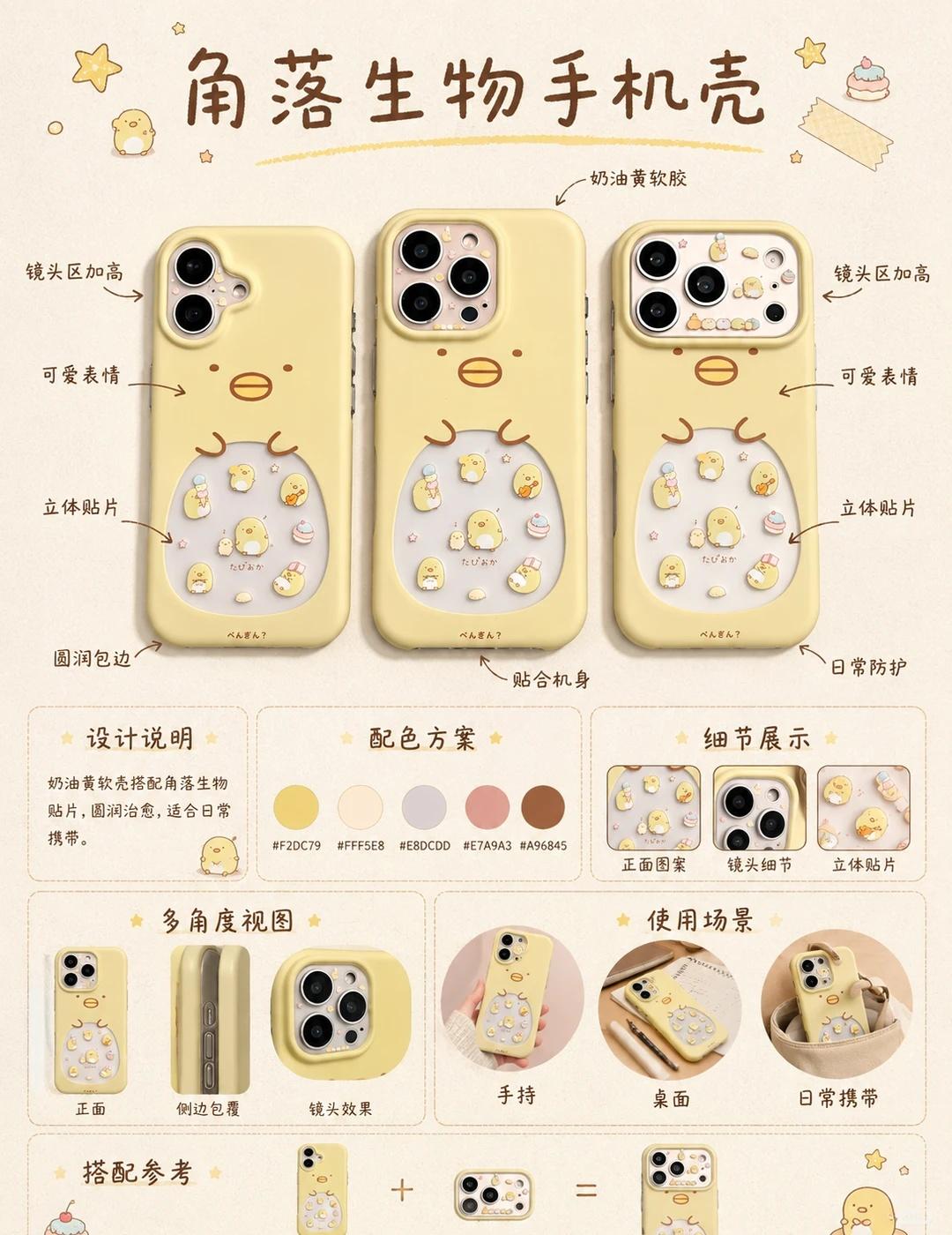 角落生物就这样萌萌出现～
手机壳 苹果手机壳 个性手机壳推荐 iphone手机壳