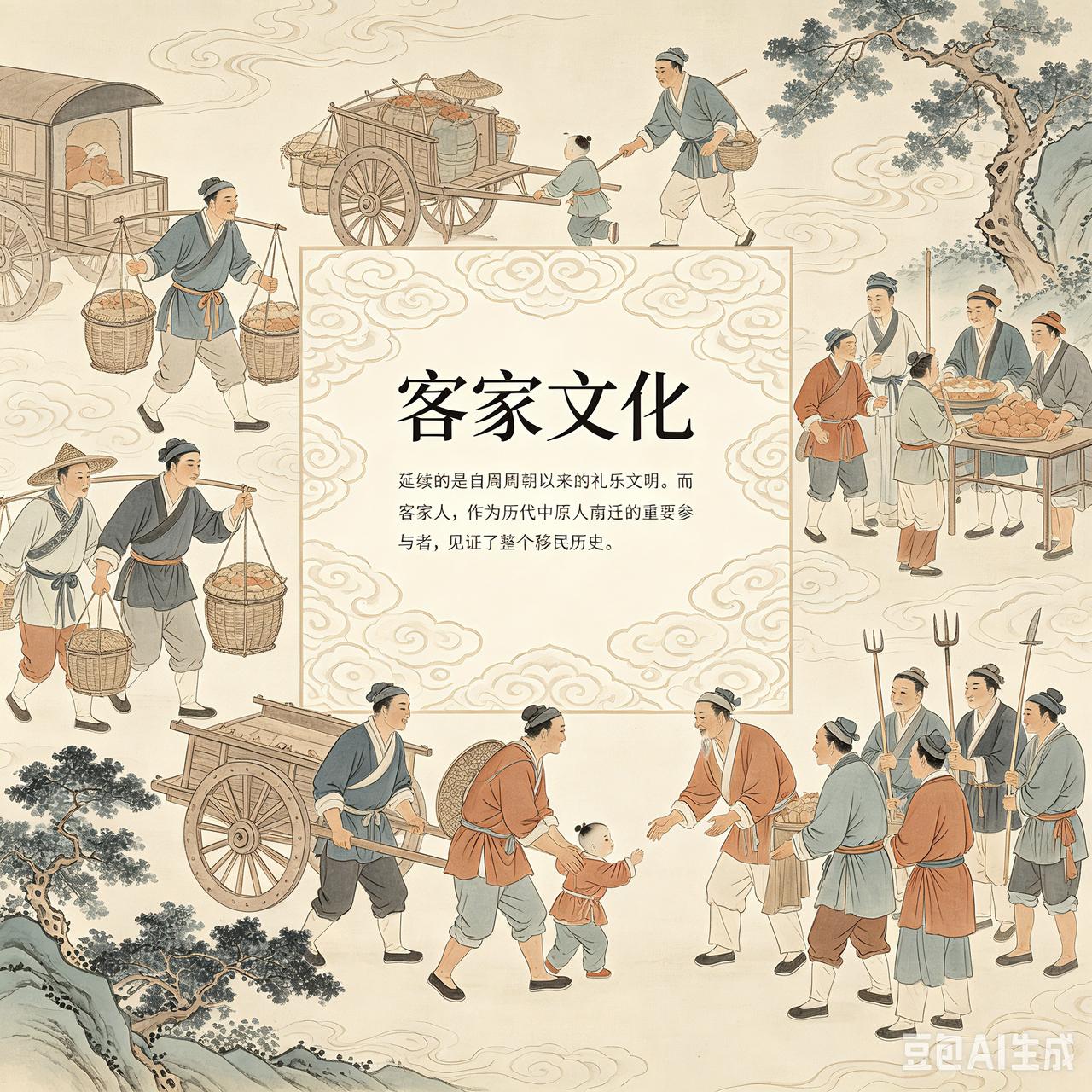 “客家民系定型于宋朝”？
这个学术观念，本身就是个不合逻辑的假问题——因为活的传