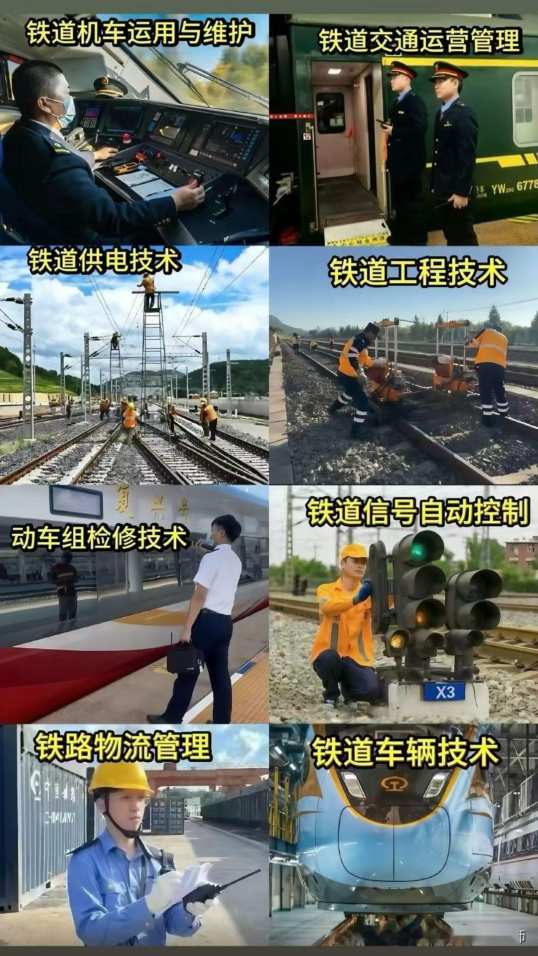 【一张图搞懂铁路相关专业】