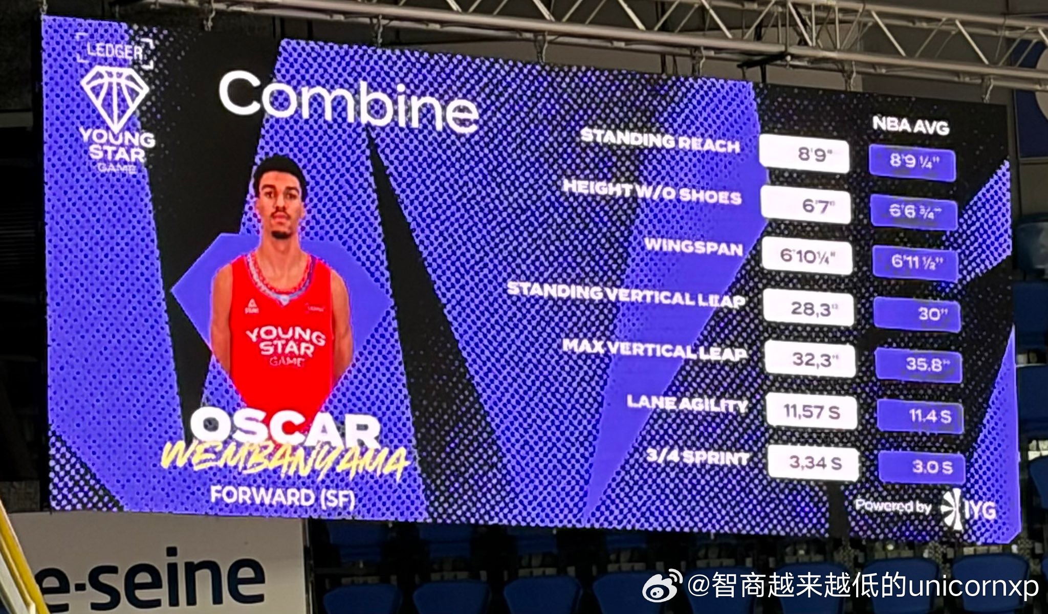 法甲新星赛联合试训文班亚马弟弟奥斯卡-文班亚马(2007-201cm-SF)NB