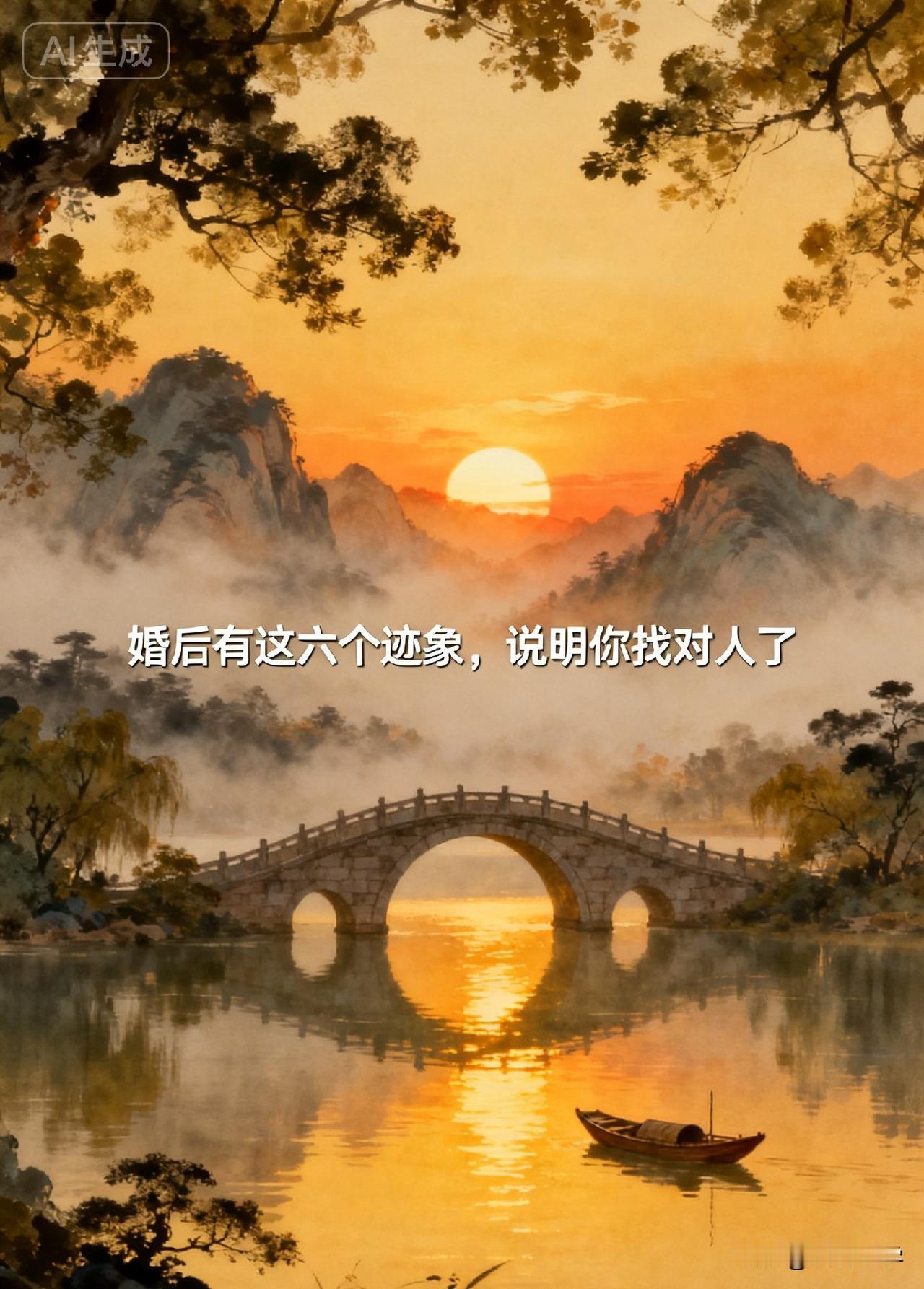 婚后有这 6 个迹象，说明你找对人了

心理学家说，“婚姻幸福的终极密码，不是门