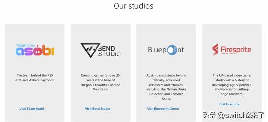 索尼近日更新了PlayStation Studios官方页面，曾打造《恶魔之魂：