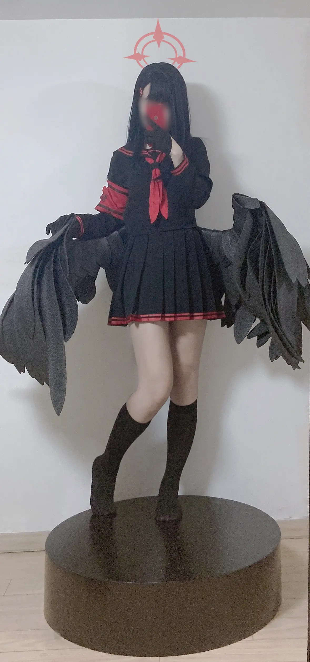 长腿女神 cosplay 仲正一花 蔚蓝档案 这谁能顶得住啊