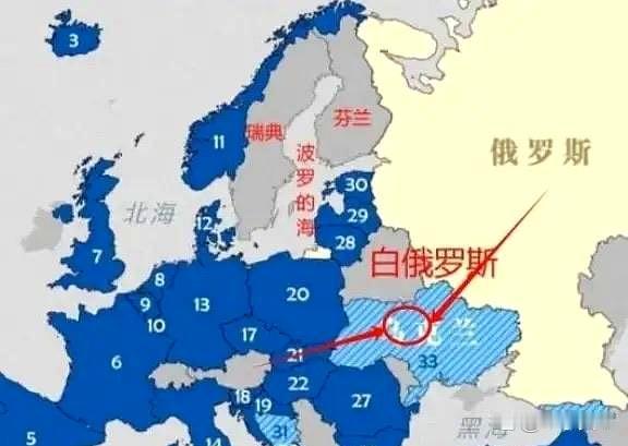 欧洲各国拼命帮乌克兰，原因很简单：要是乌克兰停火了，下一个倒霉的很可能就是他们自