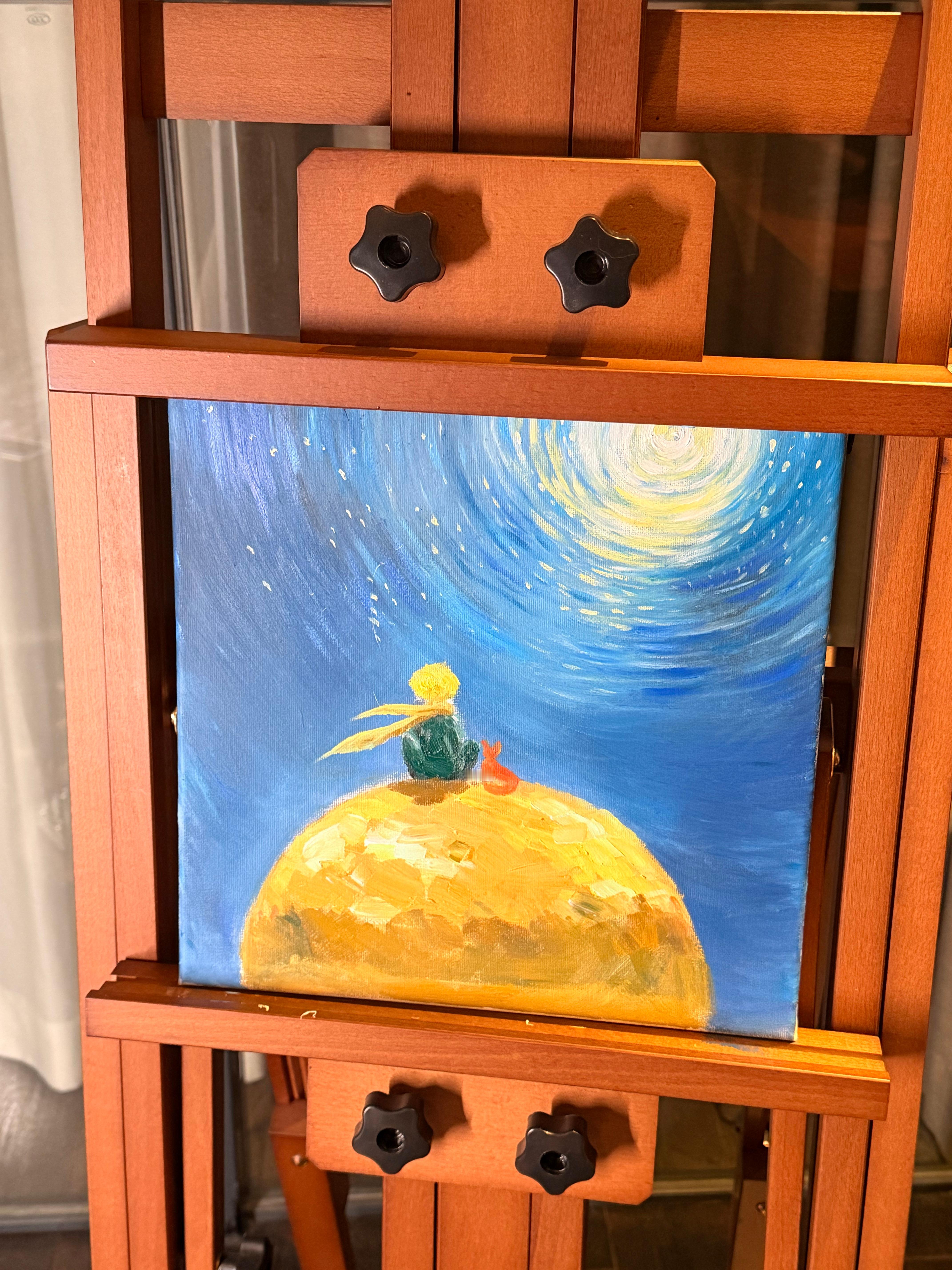 感觉快画毁的时候，我就求梵高附体，然后就好了～