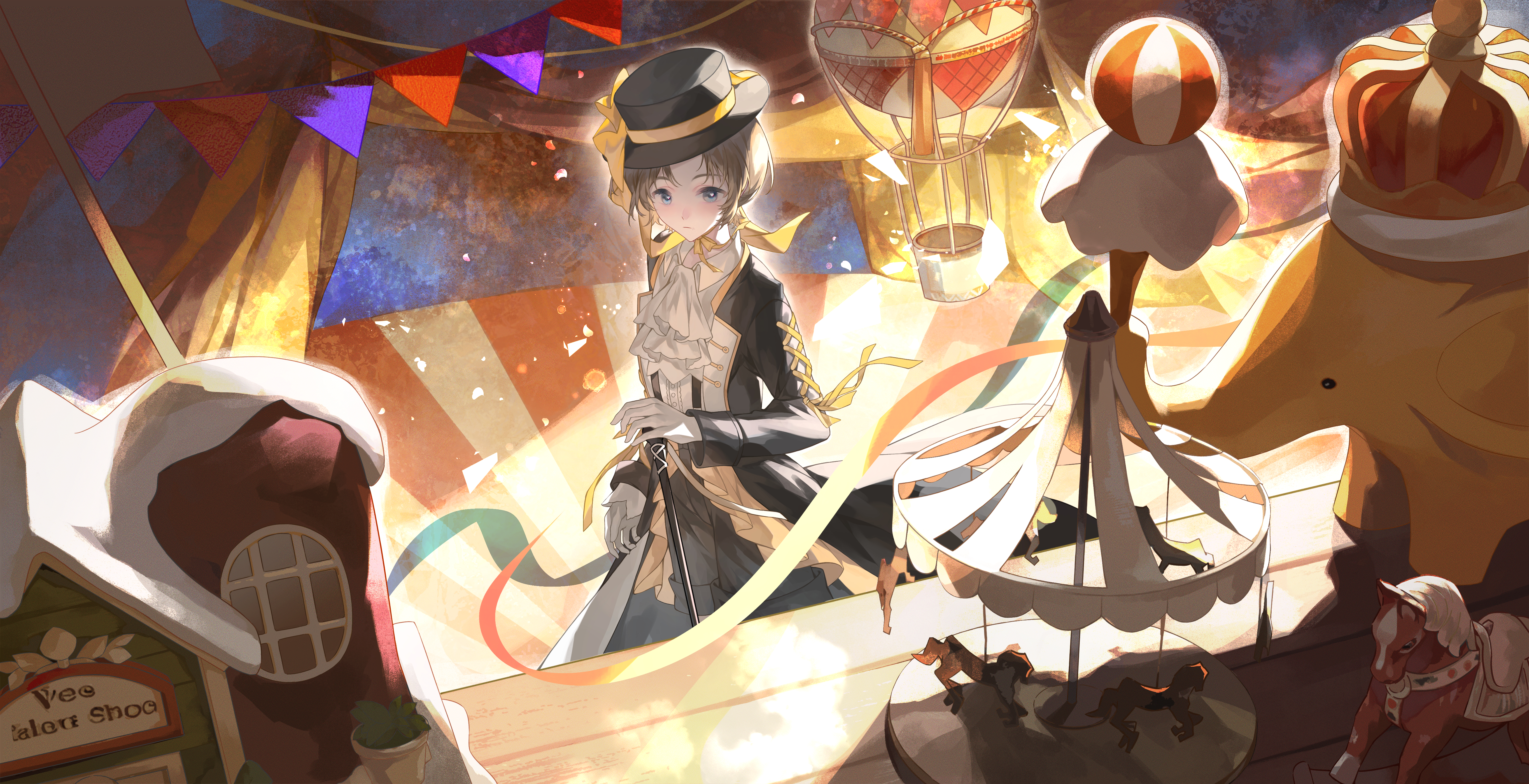 第五人格佣兵佣兵0723生日快乐 🌟萤归月隅热气球悬在半空旋转木马悠悠转动此刻