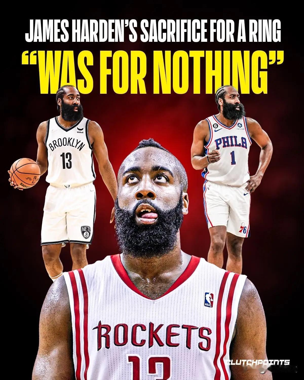 08月22日讯，美媒ClutchPoints发布了关于詹姆斯‑哈登的深度采访内容