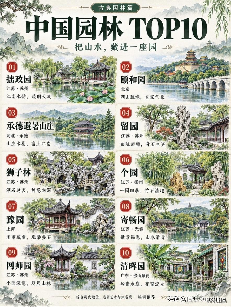 中国古典园林之美，今生最值得到访之地！