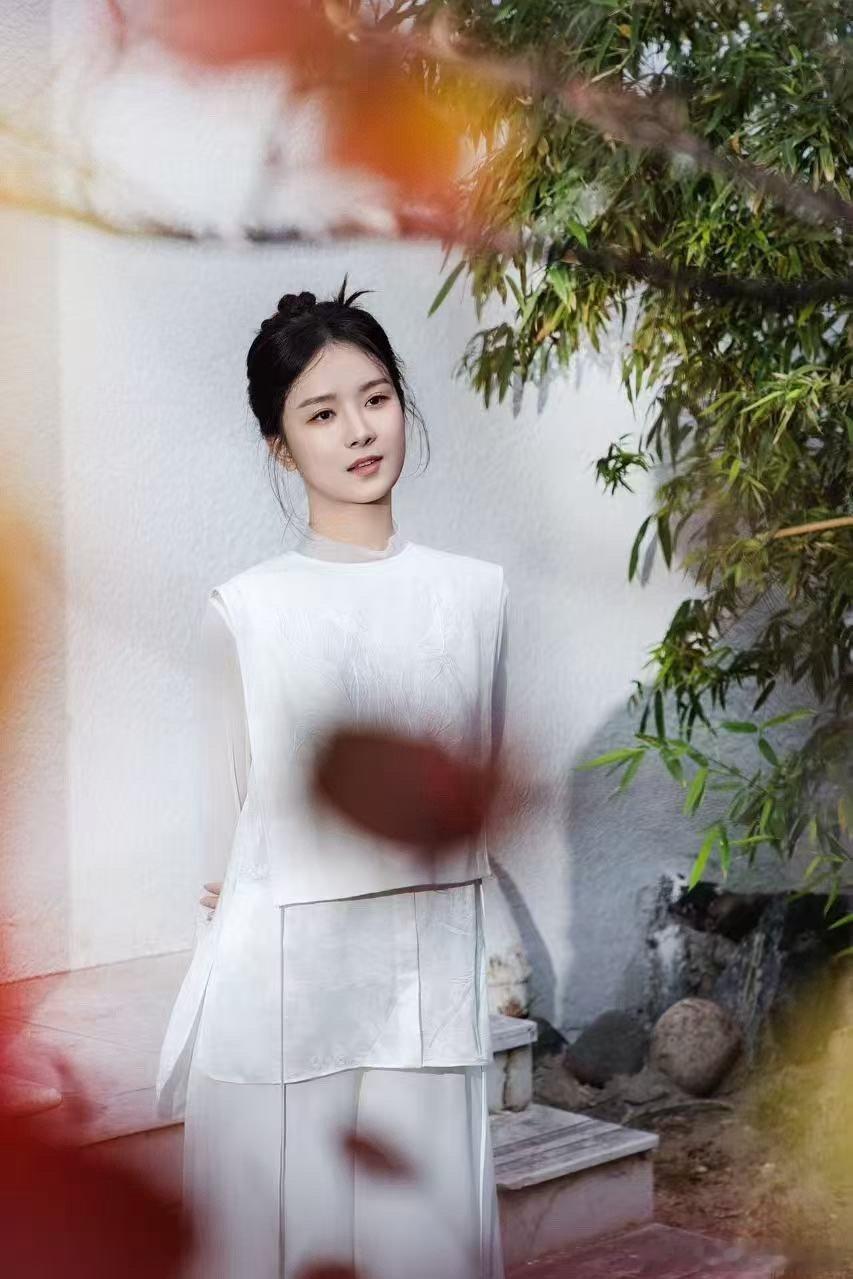 美少女柔光映散东方韵味美新中式时髦宛如水墨丹青意中戏小花🌷李佳颖MISUITY