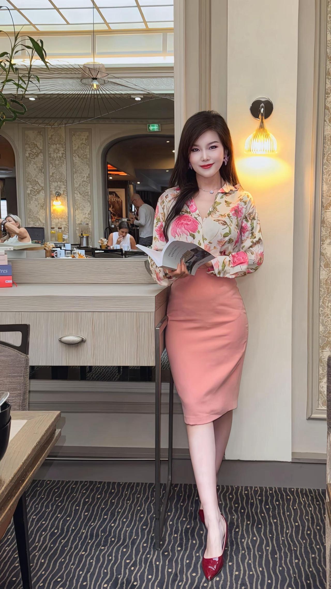 粉红色的心情。穿搭分享 ootd分享