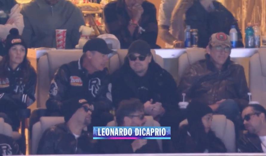 超级碗中场秀超级碗超级赞 小李子莱昂纳多·迪卡普里奥现场观战超级碗 