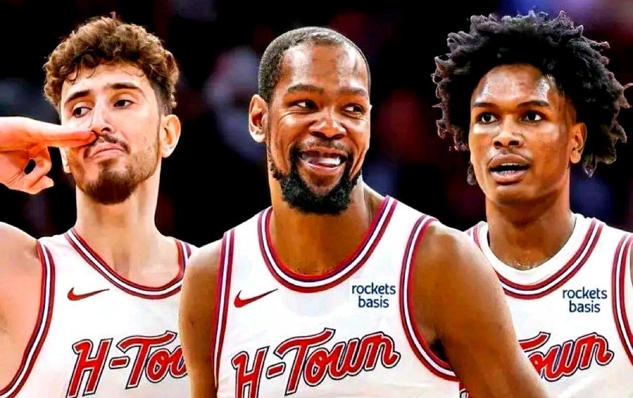 火箭把杜兰特弄来，一口气送出格林、布鲁克斯、10号签外加一堆次轮，听着豪气，其实