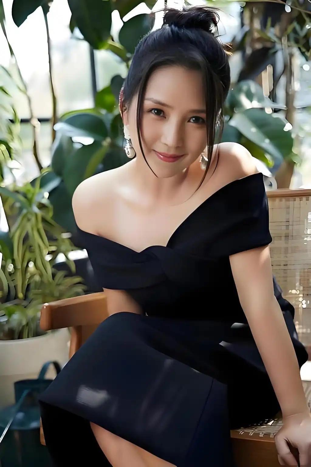 39岁何洁为了养3个孩子，又不得不复出开演唱会，这身廉价的礼服又被人吐槽，其实哪