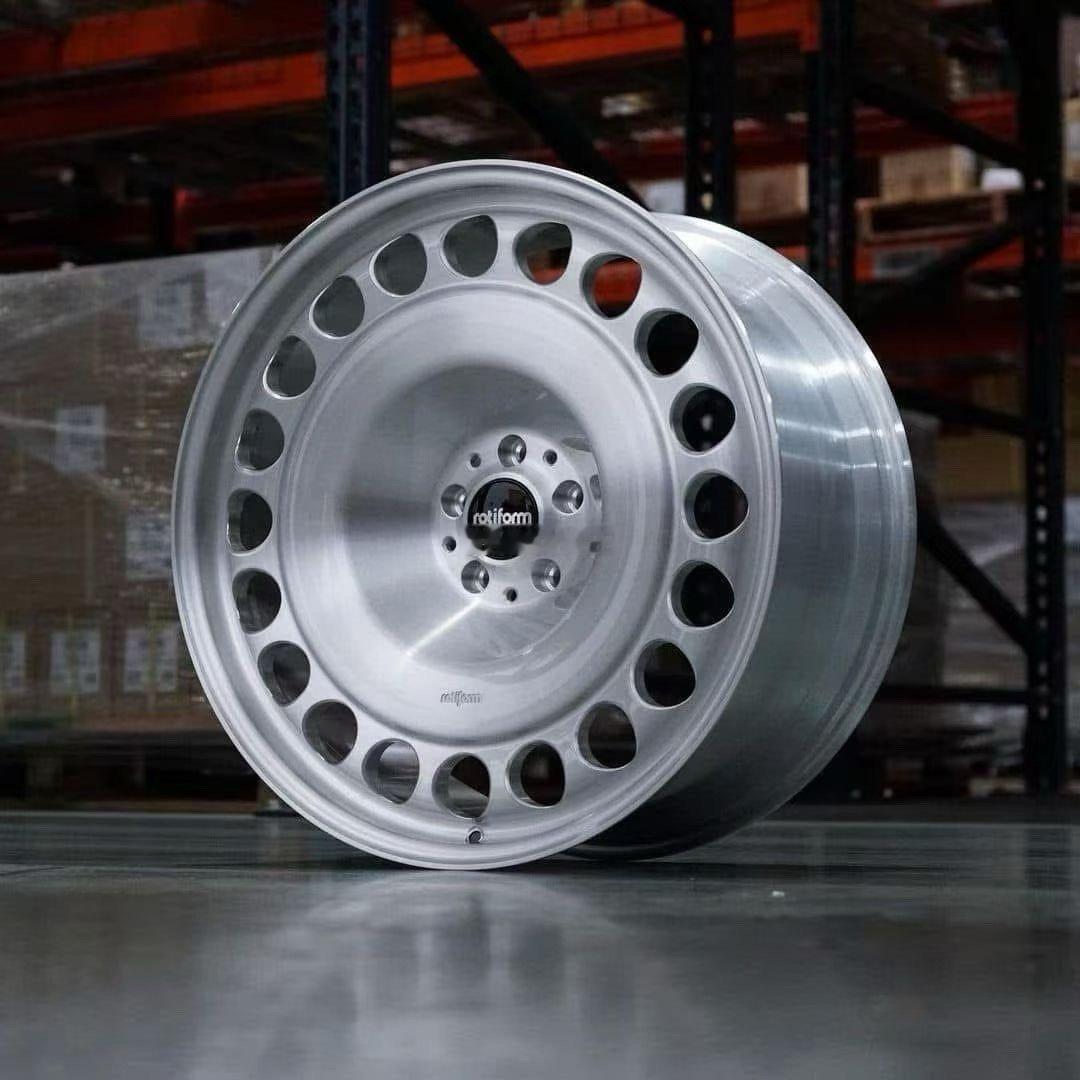 rotiform 锻造轮毂STL 20寸拉丝银现货一套路虎卫士 路虎发现 路虎揽