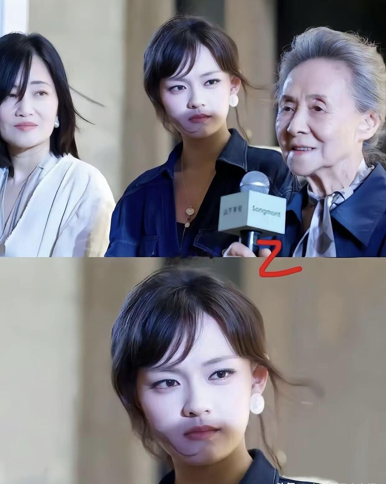 现在的年轻演员虽然漂亮精致，但她们辨识度都不太高，就像中间的这一位，你认真看是不
